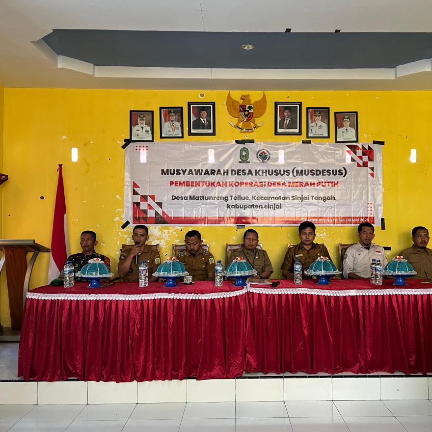 Musyawarah Desa Khusus Pembentukan Koperasi Merah Putih 